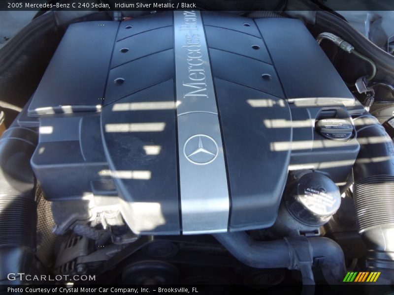 Iridium Silver Metallic / Black 2005 Mercedes-Benz C 240 Sedan