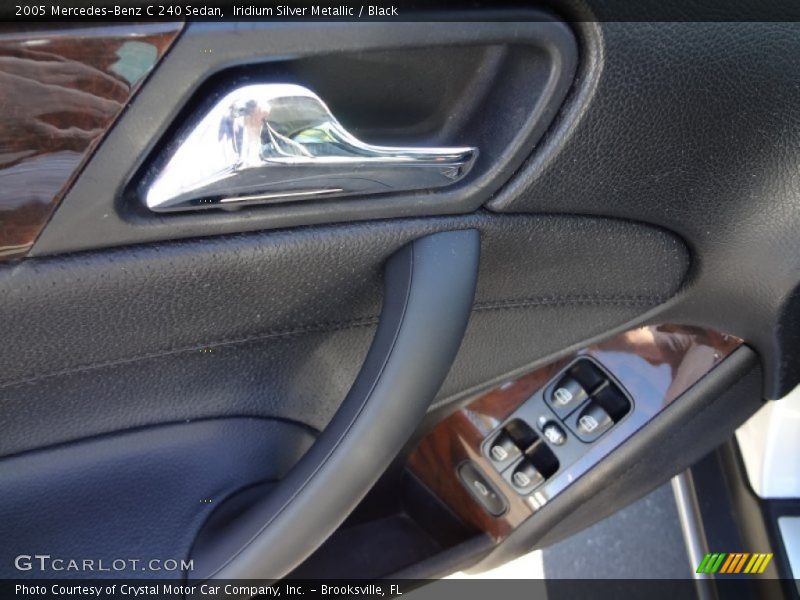 Iridium Silver Metallic / Black 2005 Mercedes-Benz C 240 Sedan
