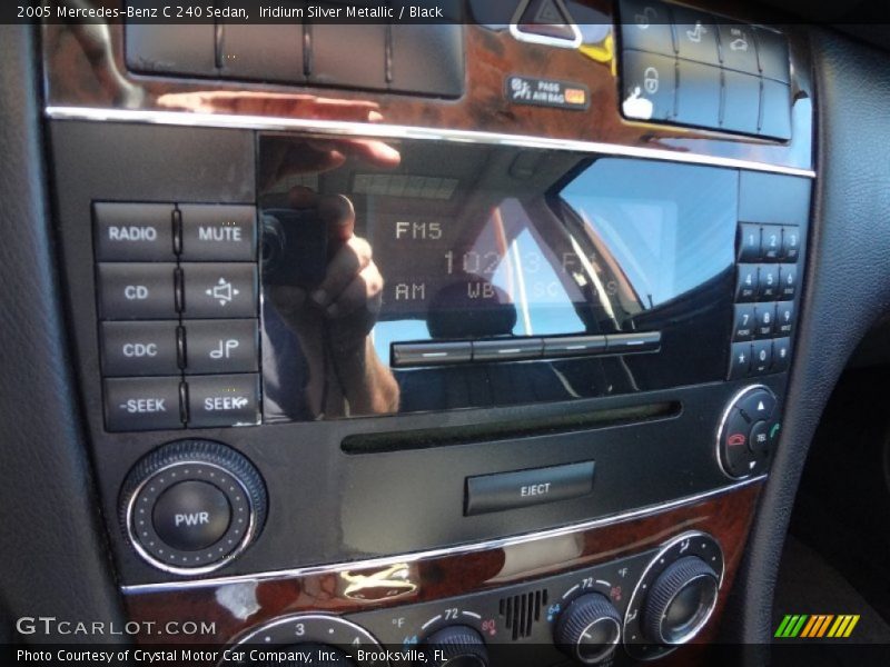 Iridium Silver Metallic / Black 2005 Mercedes-Benz C 240 Sedan
