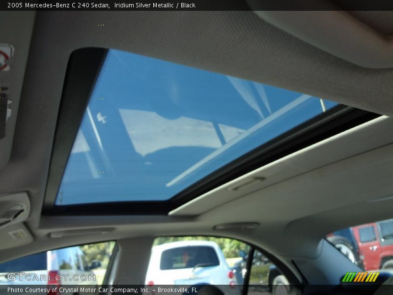 Iridium Silver Metallic / Black 2005 Mercedes-Benz C 240 Sedan