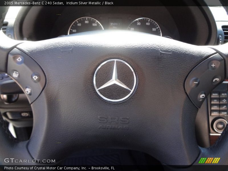 Iridium Silver Metallic / Black 2005 Mercedes-Benz C 240 Sedan