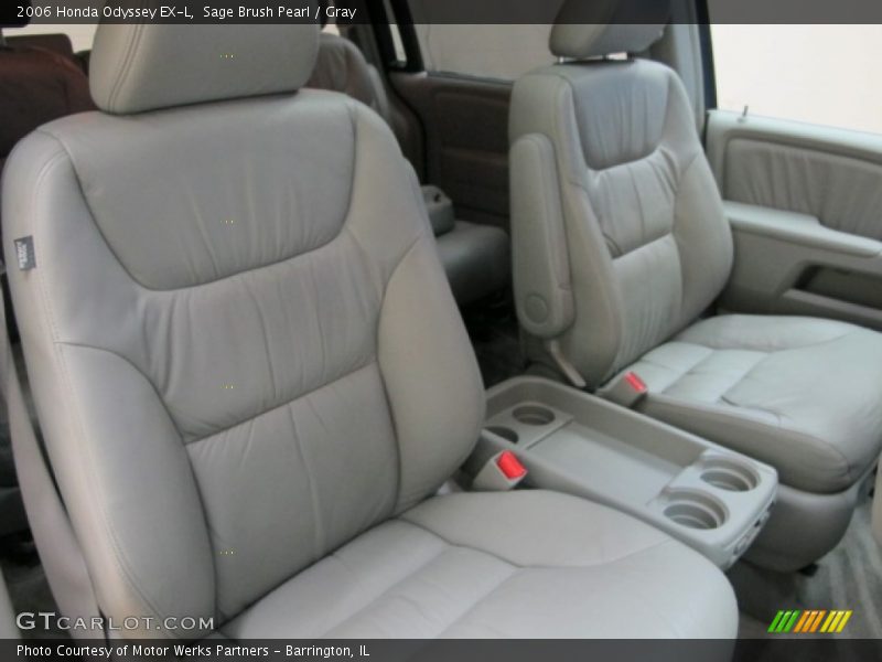 Sage Brush Pearl / Gray 2006 Honda Odyssey EX-L