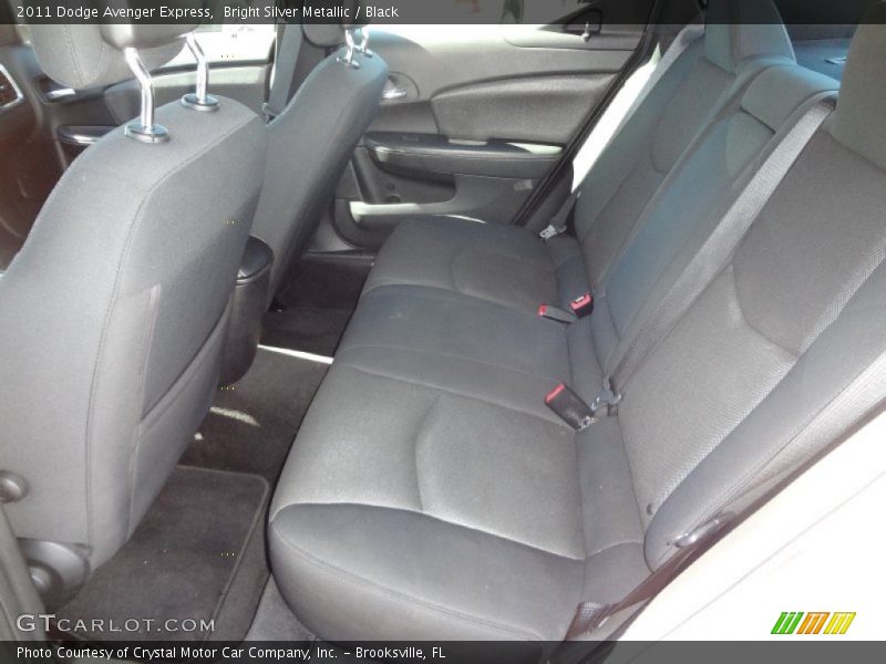 Bright Silver Metallic / Black 2011 Dodge Avenger Express
