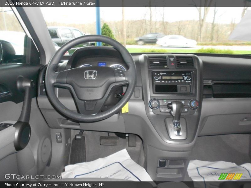 Taffeta White / Gray 2010 Honda CR-V LX AWD