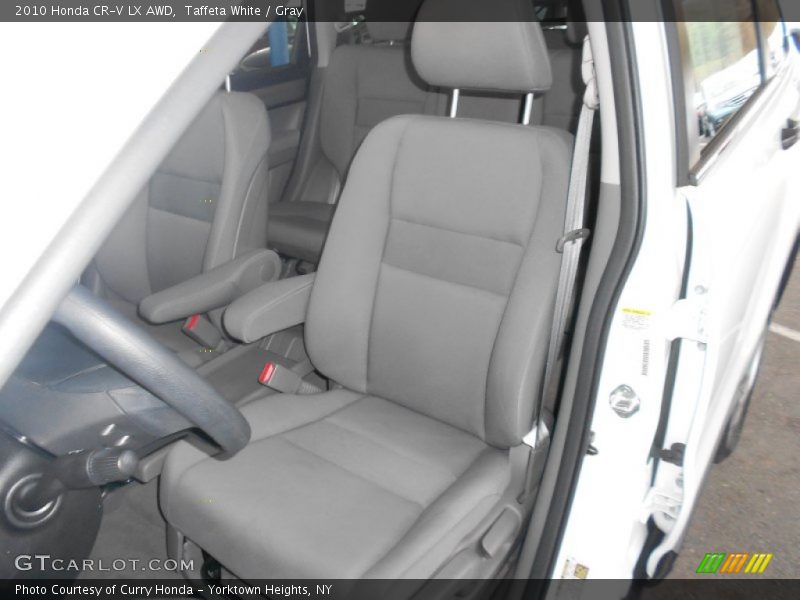 Taffeta White / Gray 2010 Honda CR-V LX AWD