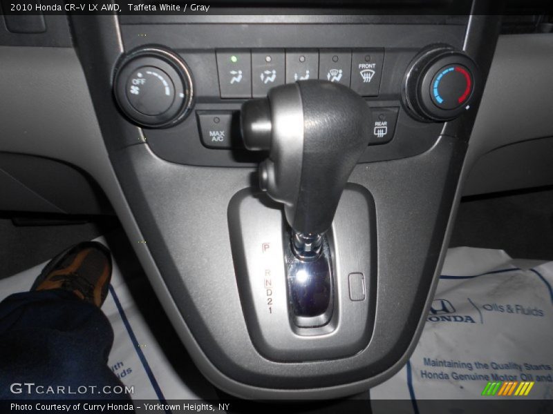 Taffeta White / Gray 2010 Honda CR-V LX AWD