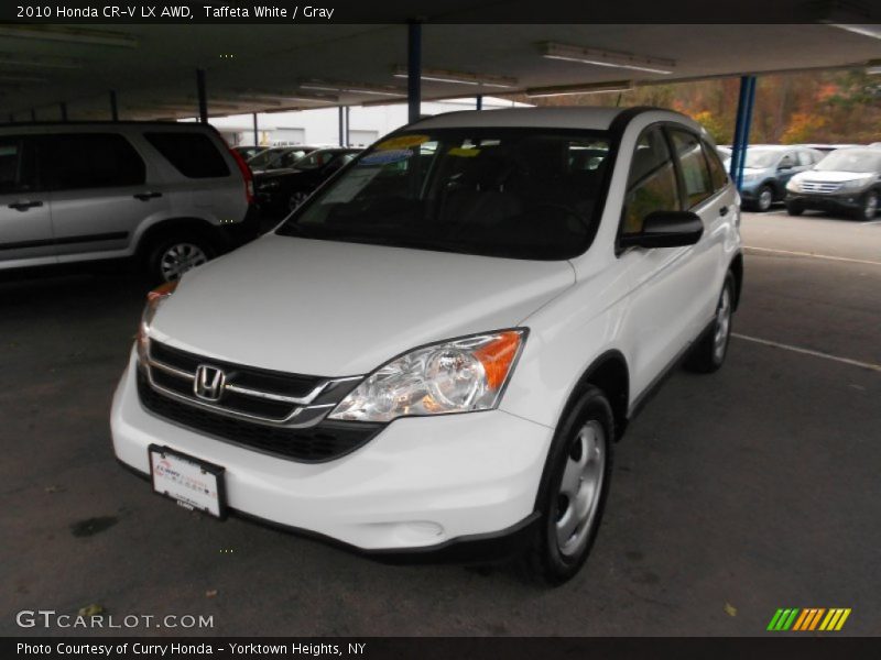 Taffeta White / Gray 2010 Honda CR-V LX AWD