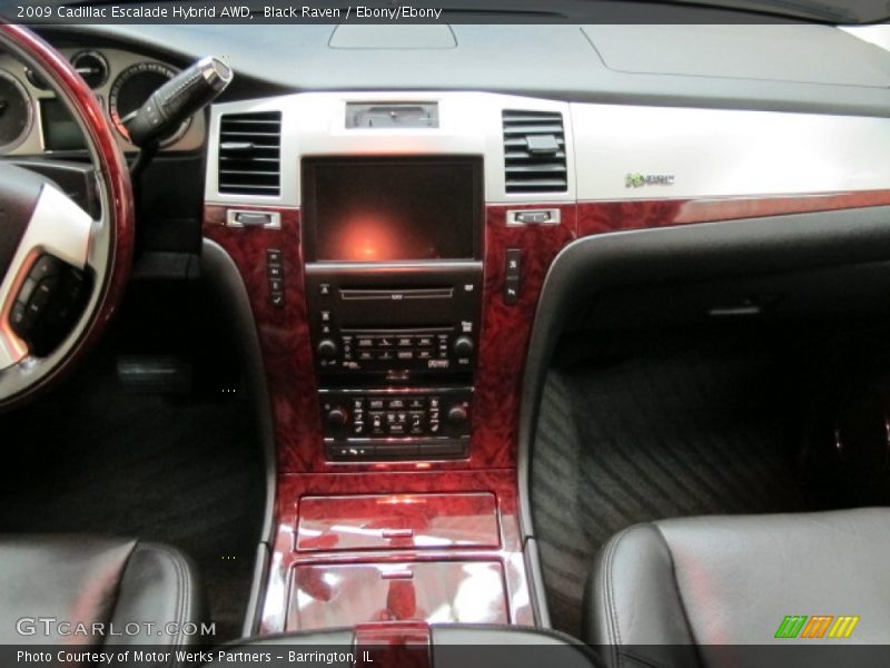 Black Raven / Ebony/Ebony 2009 Cadillac Escalade Hybrid AWD