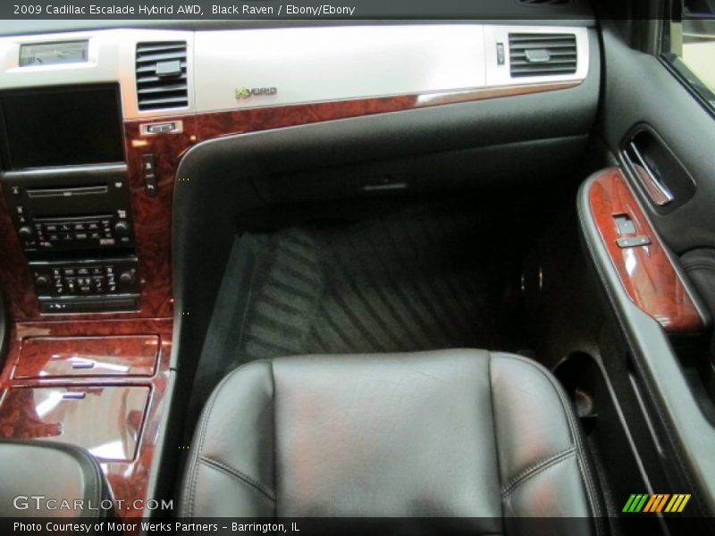 Black Raven / Ebony/Ebony 2009 Cadillac Escalade Hybrid AWD