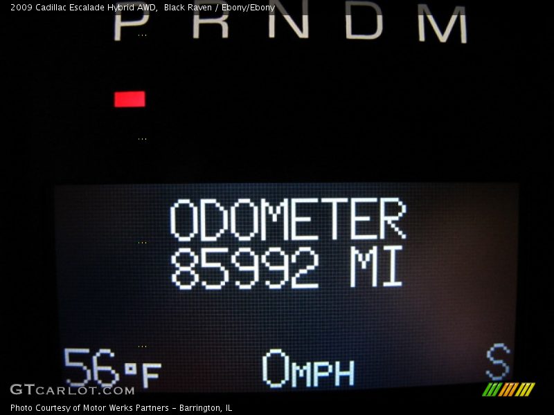 Black Raven / Ebony/Ebony 2009 Cadillac Escalade Hybrid AWD