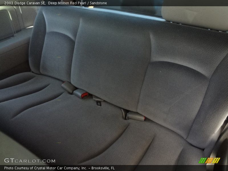 Deep Molten Red Pearl / Sandstone 2003 Dodge Caravan SE