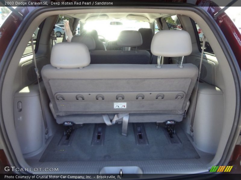 Deep Molten Red Pearl / Sandstone 2003 Dodge Caravan SE