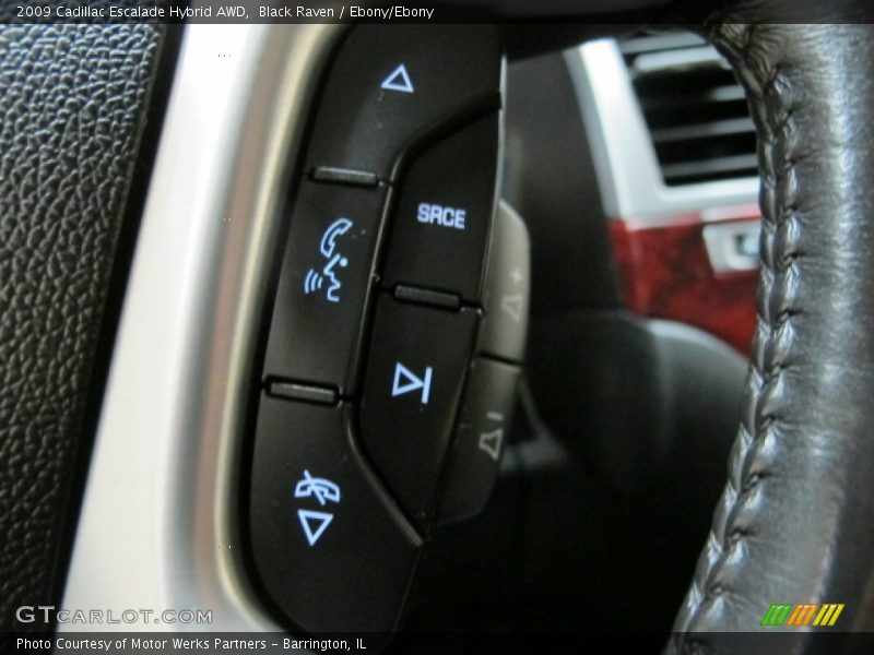 Black Raven / Ebony/Ebony 2009 Cadillac Escalade Hybrid AWD