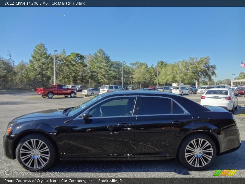 Gloss Black / Black 2012 Chrysler 300 S V6