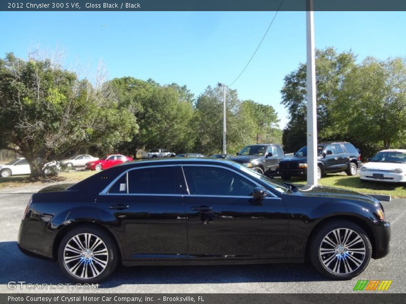 Gloss Black / Black 2012 Chrysler 300 S V6