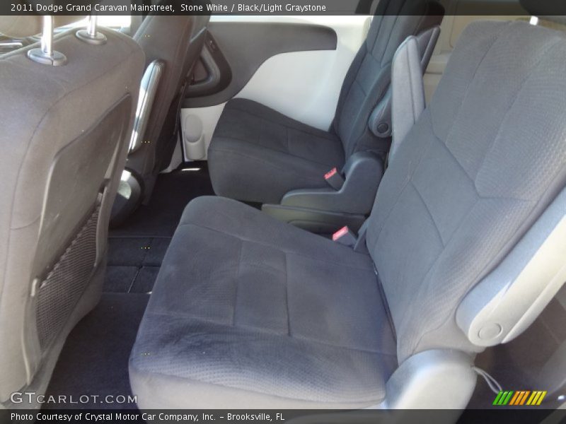 Stone White / Black/Light Graystone 2011 Dodge Grand Caravan Mainstreet