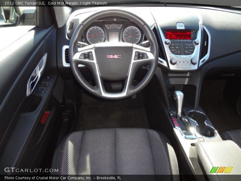 Gold Mist Metallic / Light Titanium 2011 GMC Terrain SLE