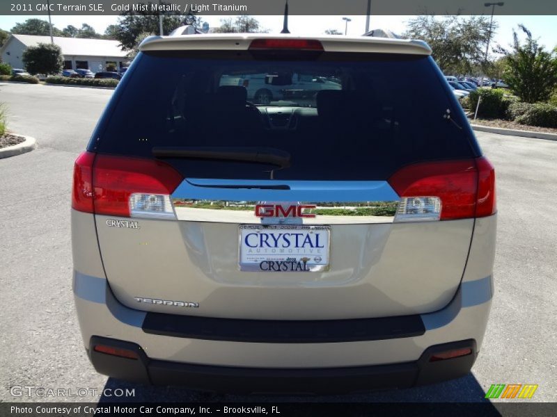 Gold Mist Metallic / Light Titanium 2011 GMC Terrain SLE