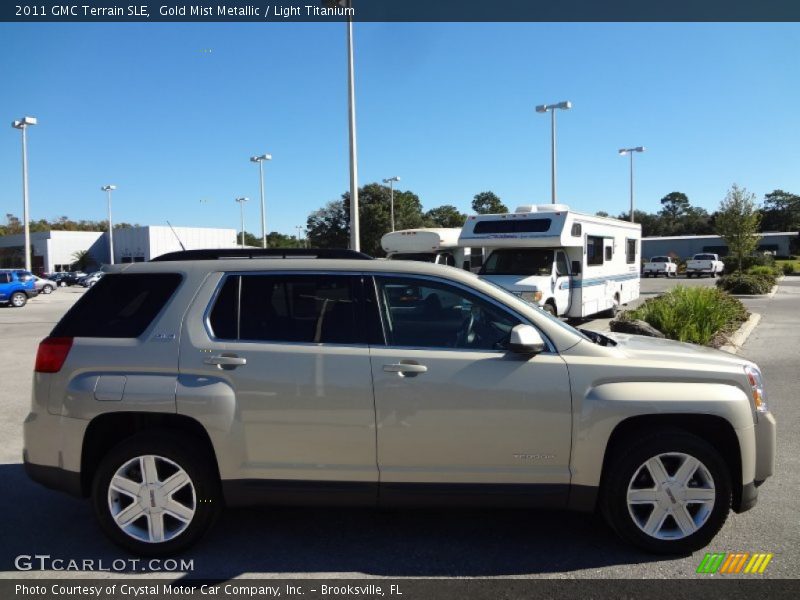 Gold Mist Metallic / Light Titanium 2011 GMC Terrain SLE