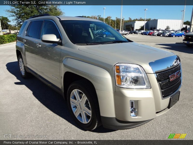 Gold Mist Metallic / Light Titanium 2011 GMC Terrain SLE