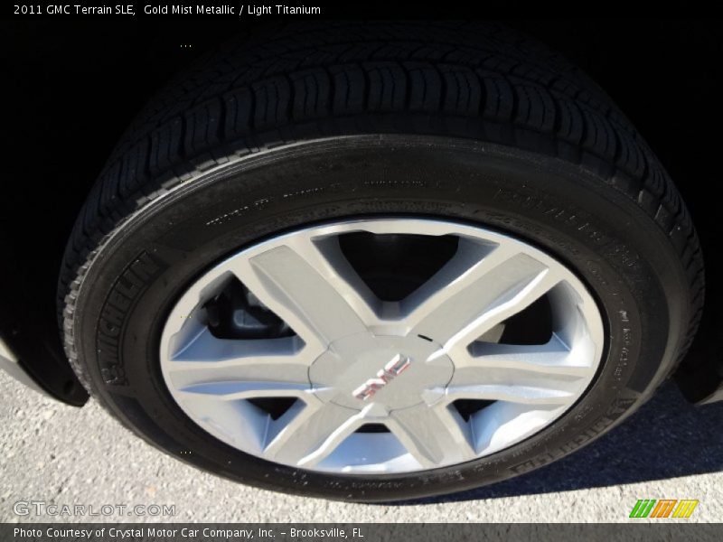 Gold Mist Metallic / Light Titanium 2011 GMC Terrain SLE