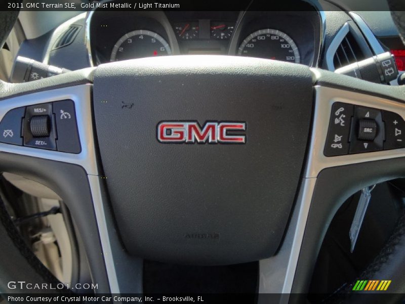 Gold Mist Metallic / Light Titanium 2011 GMC Terrain SLE