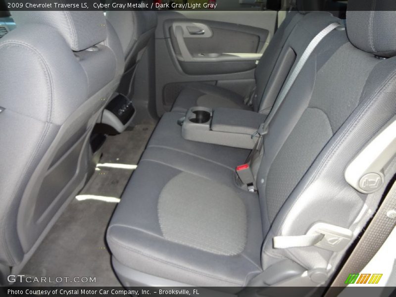 Cyber Gray Metallic / Dark Gray/Light Gray 2009 Chevrolet Traverse LS