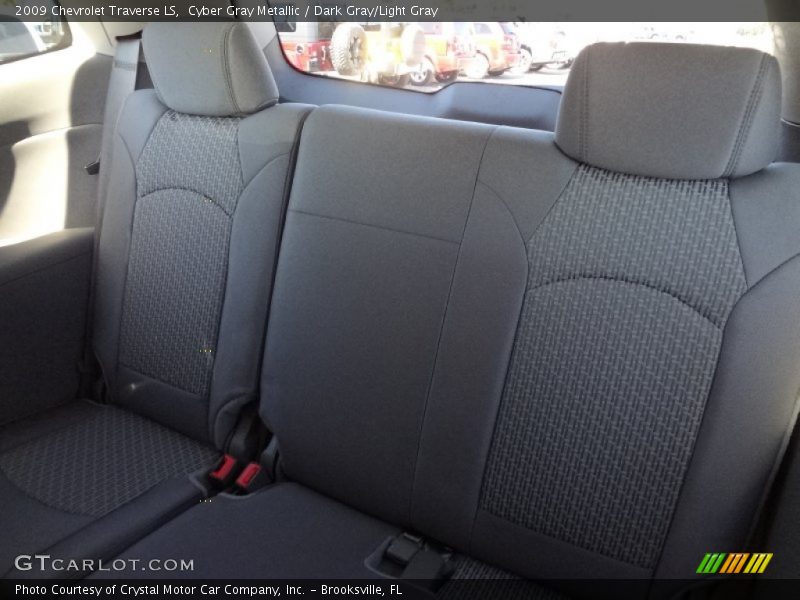 Cyber Gray Metallic / Dark Gray/Light Gray 2009 Chevrolet Traverse LS