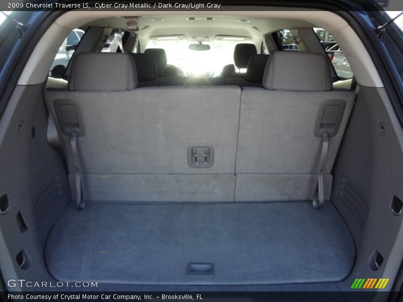 Cyber Gray Metallic / Dark Gray/Light Gray 2009 Chevrolet Traverse LS