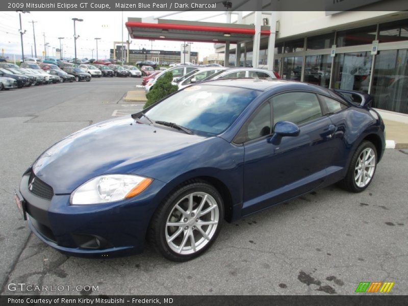 Maizen Blue Pearl / Dark Charcoal 2009 Mitsubishi Eclipse GT Coupe