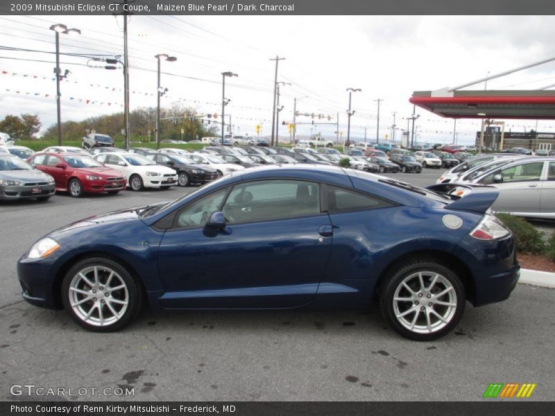 Maizen Blue Pearl / Dark Charcoal 2009 Mitsubishi Eclipse GT Coupe