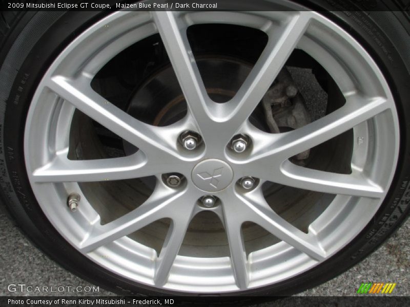 Maizen Blue Pearl / Dark Charcoal 2009 Mitsubishi Eclipse GT Coupe