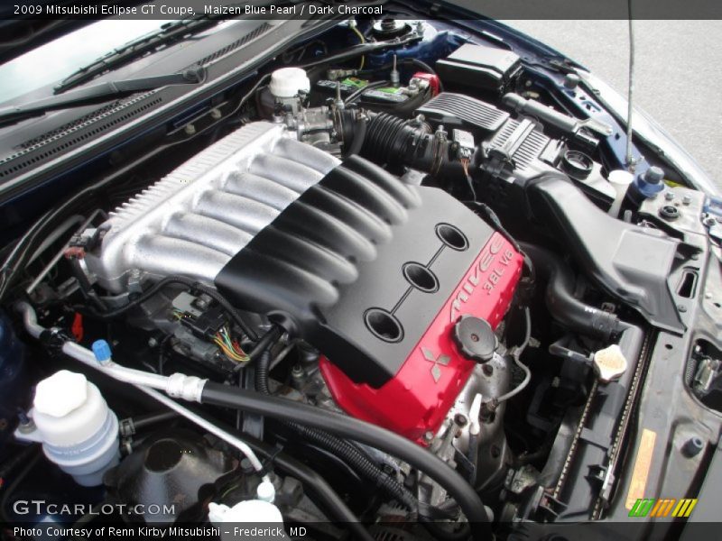 Maizen Blue Pearl / Dark Charcoal 2009 Mitsubishi Eclipse GT Coupe