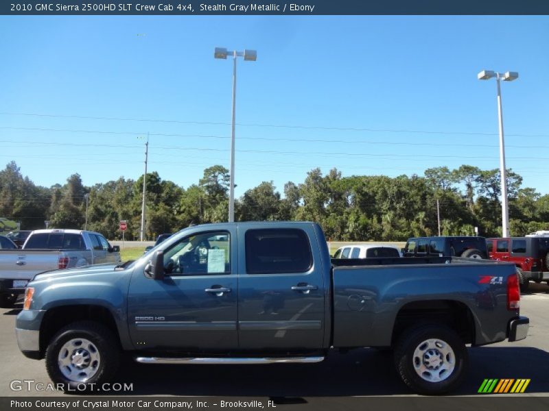 Stealth Gray Metallic / Ebony 2010 GMC Sierra 2500HD SLT Crew Cab 4x4