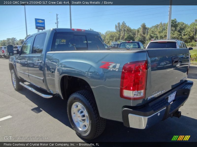Stealth Gray Metallic / Ebony 2010 GMC Sierra 2500HD SLT Crew Cab 4x4