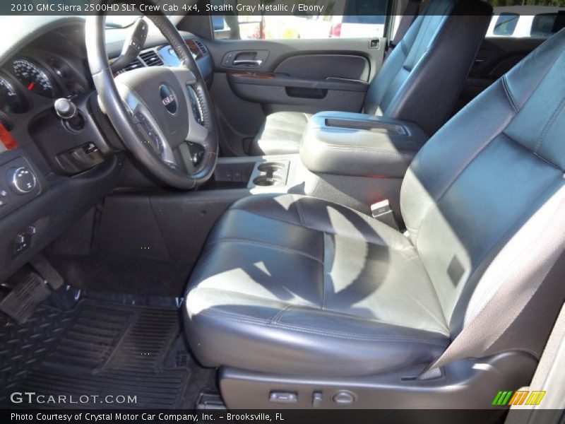 Stealth Gray Metallic / Ebony 2010 GMC Sierra 2500HD SLT Crew Cab 4x4