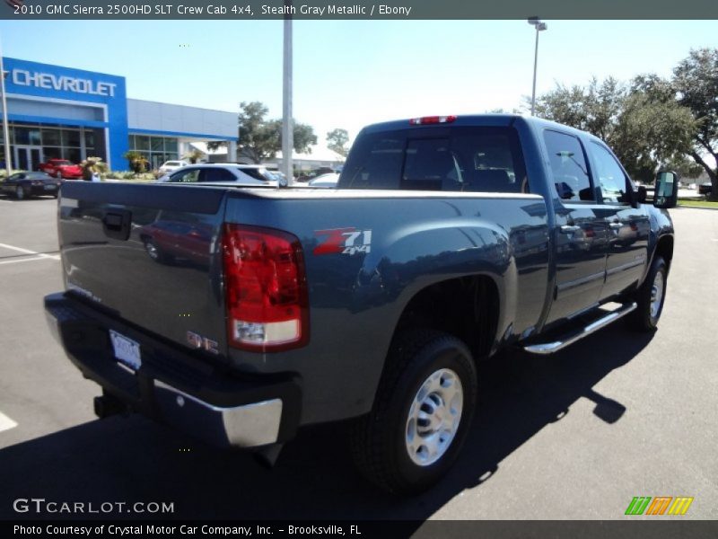 Stealth Gray Metallic / Ebony 2010 GMC Sierra 2500HD SLT Crew Cab 4x4