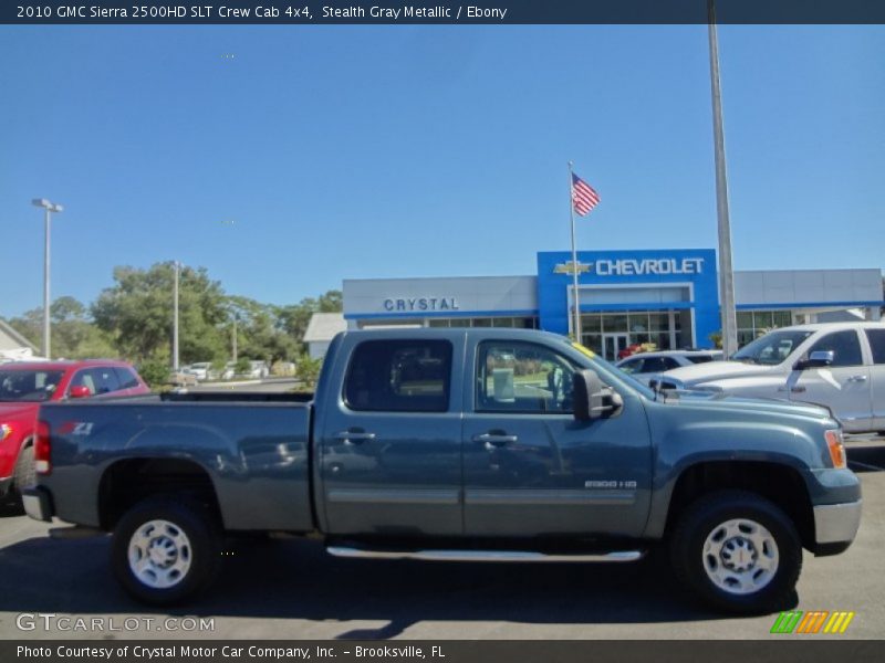 Stealth Gray Metallic / Ebony 2010 GMC Sierra 2500HD SLT Crew Cab 4x4