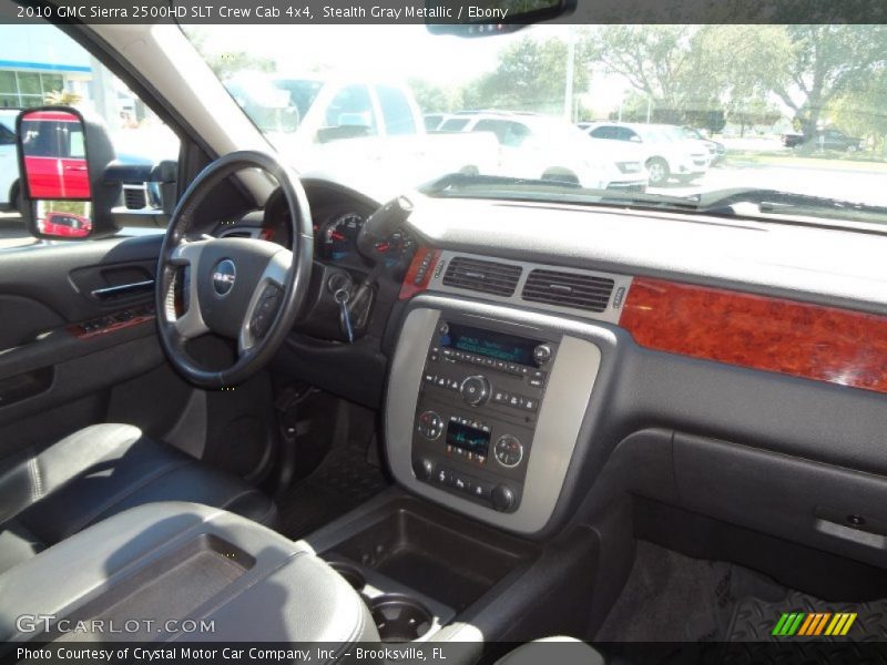 Stealth Gray Metallic / Ebony 2010 GMC Sierra 2500HD SLT Crew Cab 4x4