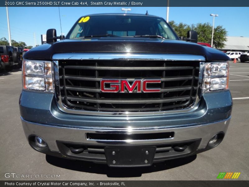 Stealth Gray Metallic / Ebony 2010 GMC Sierra 2500HD SLT Crew Cab 4x4