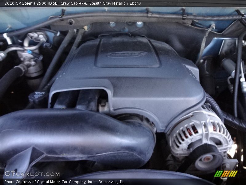 Stealth Gray Metallic / Ebony 2010 GMC Sierra 2500HD SLT Crew Cab 4x4