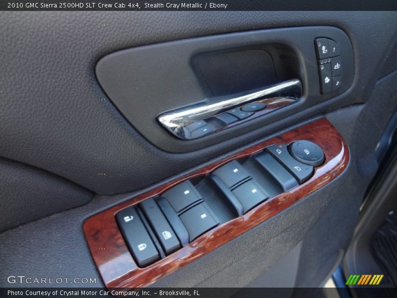 Stealth Gray Metallic / Ebony 2010 GMC Sierra 2500HD SLT Crew Cab 4x4