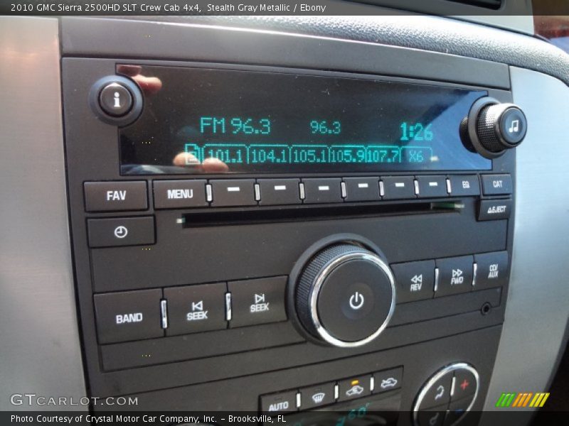 Stealth Gray Metallic / Ebony 2010 GMC Sierra 2500HD SLT Crew Cab 4x4