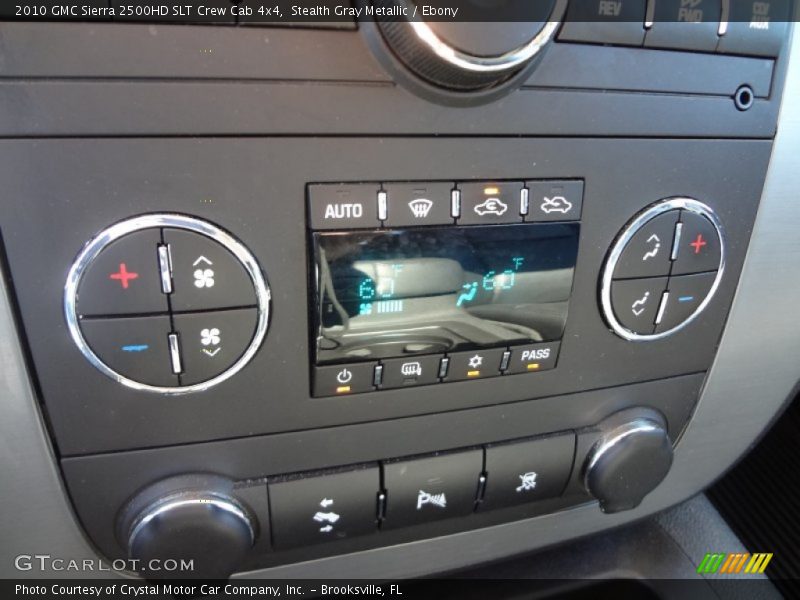 Stealth Gray Metallic / Ebony 2010 GMC Sierra 2500HD SLT Crew Cab 4x4