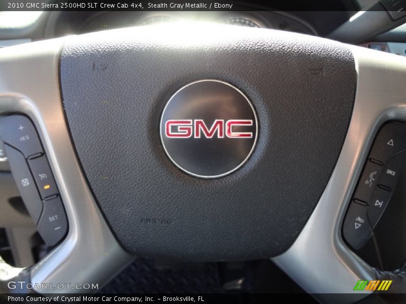 Stealth Gray Metallic / Ebony 2010 GMC Sierra 2500HD SLT Crew Cab 4x4