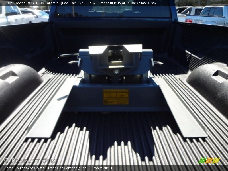 Patriot Blue Pearl / Dark Slate Gray 2005 Dodge Ram 3500 Laramie Quad Cab 4x4 Dually