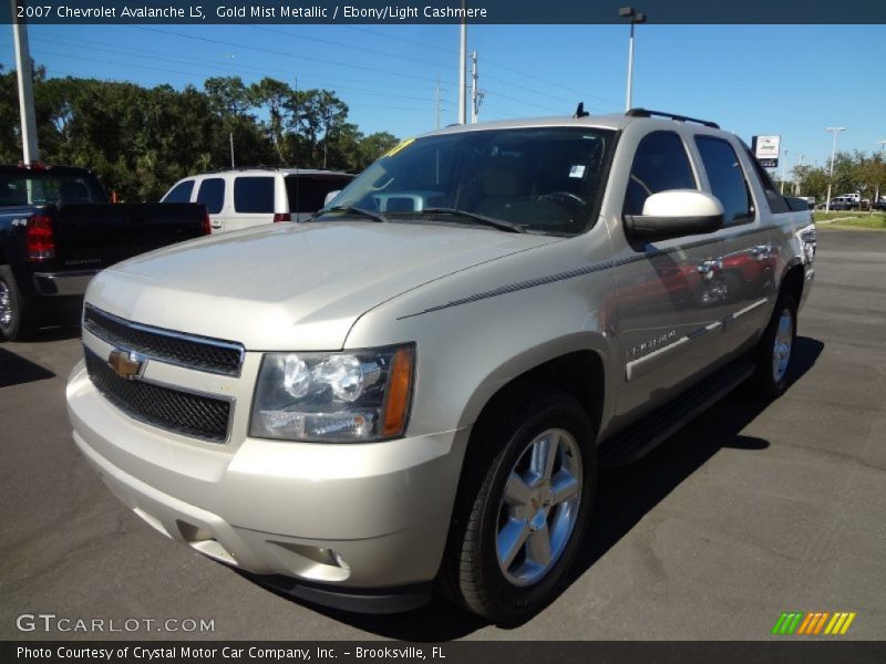 Gold Mist Metallic / Ebony/Light Cashmere 2007 Chevrolet Avalanche LS