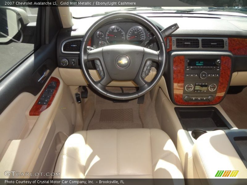Gold Mist Metallic / Ebony/Light Cashmere 2007 Chevrolet Avalanche LS