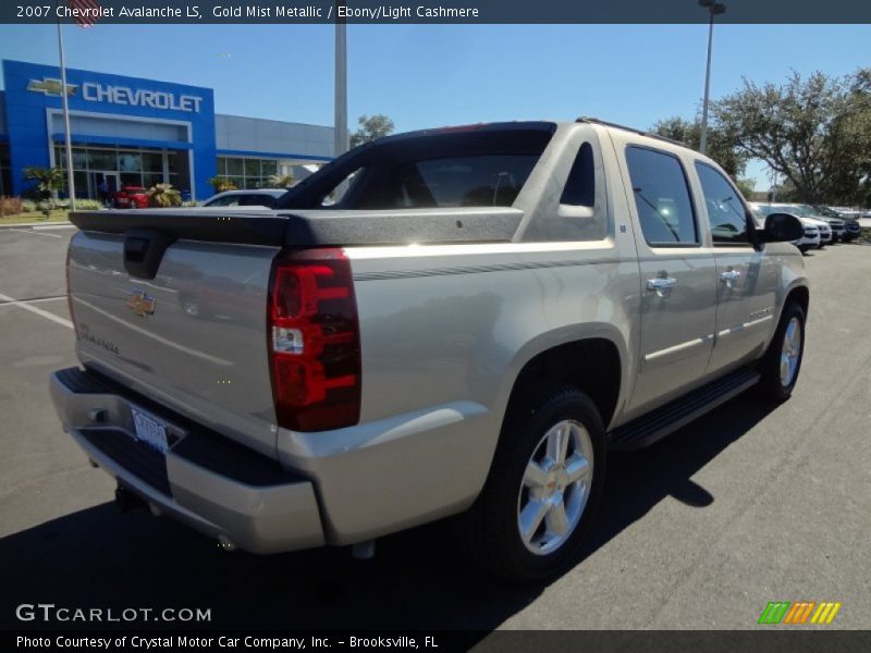 Gold Mist Metallic / Ebony/Light Cashmere 2007 Chevrolet Avalanche LS