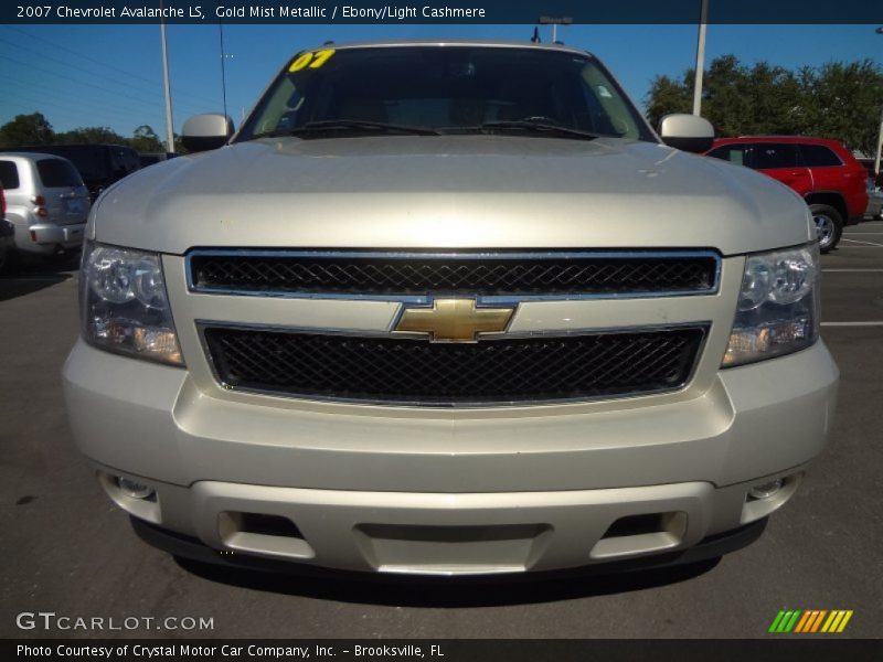 Gold Mist Metallic / Ebony/Light Cashmere 2007 Chevrolet Avalanche LS